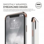 Elago Empire Case - качетвен хибриден кейс за iPhone XS, iPhone X (бял) 3
