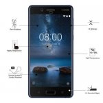 Eiger 3D Glass Full Screen Tempered Glass - калено стъклено защитно покритие за целия дисплея на Nokia 8 (прозрачен) 6