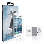Eiger 3D Glass Case Friendly Curved Tempered Glass - калено стъклено защитно покритие с извити ръбове за целия дисплея на iPhone 8 Plus, iPhone 7 Plus (бял-прозрачен) 7