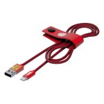 USB Tribe Marvel Iron Man Lightning Cable - сертифициран Lightning кабел за iPhone, iPad и iPod с Lightning  (120 см)  2