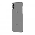 Incipio Feather Pure Case - тънък поликарбонатов кейс за iPhone XS, iPhone X (черен-прозрачен) 4