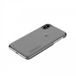 Incipio Feather Pure Case - тънък поликарбонатов кейс за iPhone XS, iPhone X (черен-прозрачен) 2