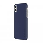 Incipio Feather Case - тънък поликарбонатов кейс за iPhone XS, iPhone X (тъмносин) 4
