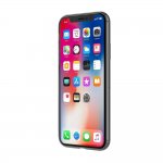 Incipio NGP Pure Case - удароустойчив силиконов (TPU) калъф за iPhone XS, iPhone X (черен-прозрачен) 1