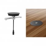 Zens Wireless Charger DIY Including Hole Saw - док станция за монтиране в плот или бюро за безжично зареждане на Qi съвместими устройства 7