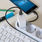 4smarts Wall Charger VoltPlug Qualcomm Quick Charge 3.0 18W - захранване с USB изход и технология за бързо зареждане 1