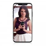 Bling My Thing Papillon Pink Mix Swarovski - поликарбонатов кейс с кристали Сваровски за iPhone XS, iPhone X (прозрачен) 3