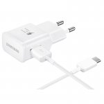Samsung USB-C Fast Charger EP-TA20EWECGWW - захранване и USB-C кабел за устройства с USB-C стандарт (бял) (bulk) 4