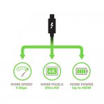 Belkin Monitor Cable - кабел за монитор за устройства с USB-C 4