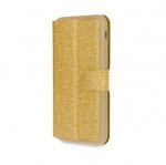 Torrii Gemini Case - двулицев кожен калъф, тип портфейл за iPhone XS, iPhone X (златист) 1