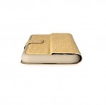 Torrii Gemini Case - двулицев кожен калъф, тип портфейл за iPhone XS, iPhone X (златист) 9