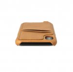 Torrii Koala Case - кожен кейс със слот за кр. карта за iPhone XS, iPhone X (кафяв) 3