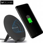 YoLike K10 10W Qi Wireless Charging Stand with LED Light - поставка (пад) за безжично захранване за QI съвместими устройства 1