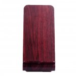 YoLike A8 10W Qi Wireless Charging Wood Stand with LED Light - качествена дървена поставка (пад) за безжично захранване за QI съвместими устройства (червен) 2