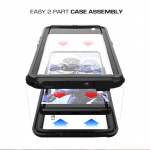 Ghostek Nautical IP68 Waterproof Case - ударо и водоустойчив кейс за Samsung Galaxy Note 8 (черен) 4