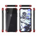 Ghostek Covert 2 Case  - хибриден удароустойчив кейс за iPhone XS, iPhone X (прозрачен-черен) 1