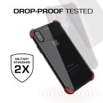 Ghostek Covert 2 Case  - хибриден удароустойчив кейс за iPhone XS, iPhone X (прозрачен-черен) 3
