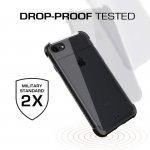 Ghostek Covert 2 Case  - хибриден удароустойчив кейс за iPhone 8 Plus, iPhone 7 Plus (прозрачен-черен) 5