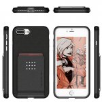 Ghostek Exec Shockproof Case - удароустойчив кейс за iPhone 8 Plus, iPhone 7 Plus (черен) 1