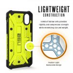 Urban Armor Gear Plasma - удароустойчив хибриден кейс за iPhone XS, iPhone X (цитрон) 5