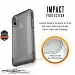 Urban Armor Gear Plyo Case - удароустойчив хибриден кейс за iPhone XS, iPhone X (прозрачен) 2