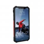 Urban Armor Gear Plasma - удароустойчив хибриден кейс за iPhone XS, iPhone X (червен-прозрачен) 6