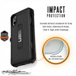 Urban Armor Gear Trooper Case - удароустойчив хибриден кейс с отделение за карти за iPhone XS, iPhone X (черен) 3