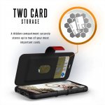 Urban Armor Gear Metropolis - удароустойчив хибриден кейс тип портфейл за iPhone XS, iPhone X (червен) 1