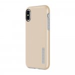 Incipio DualPro - удароустойчив хибриден кейс за iPhone XS, iPhone X (шампанско) 2