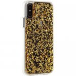 CaseMate Karat Case - дизайнерски кейс с истински златни нишки и висока защита за iPhone XS, iPhone X (златист) 1