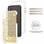 CaseMate Karat Case - дизайнерски кейс с истински златни нишки и висока защита за iPhone XS, iPhone X (златист) 2