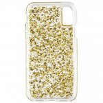 CaseMate Karat Case - дизайнерски кейс с истински златни нишки и висока защита за iPhone XS, iPhone X (златист) 3