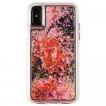 CaseMate Glow Waterfall Case - дизайнерски кейс с висока защита за Apple iPhone XS, iPhone X (розов) 1