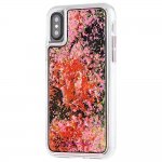 CaseMate Glow Waterfall Case - дизайнерски кейс с висока защита за Apple iPhone XS, iPhone X (розов) 4