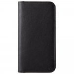 CaseMate Wallet Folio - кожен калъф (естествена кожа), тип портфейл за iPhone XS, iPhone X (черен) 4