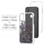 CaseMate Waterfall Case - дизайнерски кейс с висока защита за Apple iPhone XS, iPhone X (черен) 2