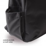 Cerruti 1881 Backpack - дизайнерска водоустойчива ергономична раница за преносими компютри до 15.6 инча (черна) 2