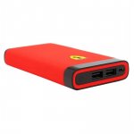 Ferrari Portable Battery Charger 12000mAh - дизайнерска външна батерия с 2 USB изхода за мобилни устройства (червена) 1