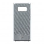 Mercedes-Benz Wave V Carbon Fiber Hard Case - дизайнерски карбонов кейс за Samsung Galaxy S8 (сребрист) 1