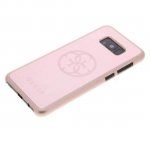 Guess Korry Aluminium Plate Case - дизайнерски алуминиев кейс за Samsung Galaxy S8 Plus (розов) 1
