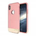 Prodigee Fit Pro Case - хибриден слайдер кейс за iPhone XS, iPhone X (розов-златист) 1