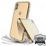 Prodigee Safetee Case - хибриден кейс с висока степен на защита за iPhone XS, iPhone X (златист) 2