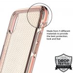 Prodigee Safetee Case - хибриден кейс с висока степен на защита за iPhone XS, iPhone X (розов) 3
