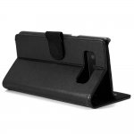 Prodigee Wallegee Case - кожен калъф, тип портфейл с отделящ се кейс и поставка за Samsung Galaxy Note 8 (черен) 3