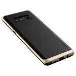 Verus High Pro Shield Case - висок клас хибриден удароустойчив кейс за Samsung Galaxy Note 8 (черен-златист) 2