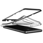 Verus Crystal Bumper Case - хибриден удароустойчив кейс за Samsung Galaxy Note 8 (черен-прозрачен) 2