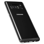 Verus Crystal Bumper Case - хибриден удароустойчив кейс за Samsung Galaxy Note 8 (черен-прозрачен) 1