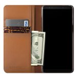 Verus Genuine Leather Diary Case - кожен калъф (естествена кожа), тип портфейл за Samsung Galaxy Note 8 (кафяв) 1