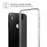 Verus Crystal Touch Case - удароустойчив силиконов (TPU) калъф за iPhone XS, iPhone X (прозрачен) 1