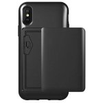 Verus Damda Glide Case - висок клас хибриден удароустойчив кейс с място за кр. карти за iPhone XS, iPhone X (черен) 2